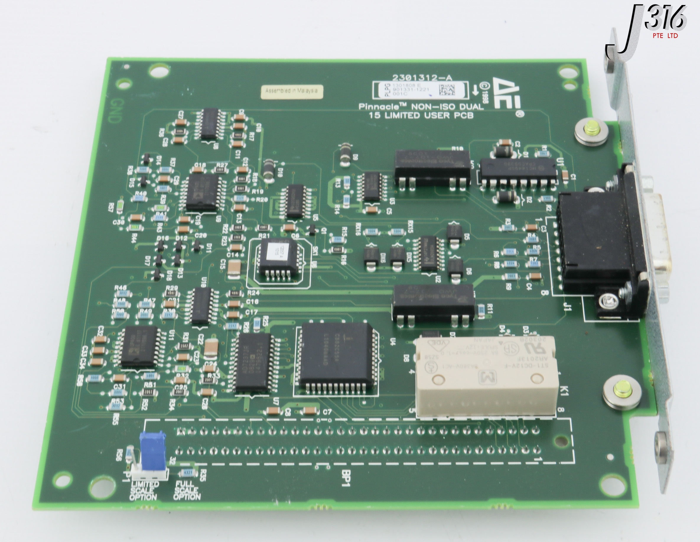 専用5 27924 ADVANCED ENERGY PCB, PINNACLE NON-ISO DUAL 15 LIMITED USER